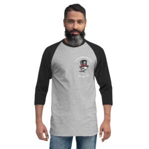 3/4 sleeve raglan shirt